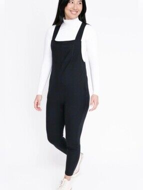 Smash + Tess Midnight Black Knit Romperalls Jumpsuit